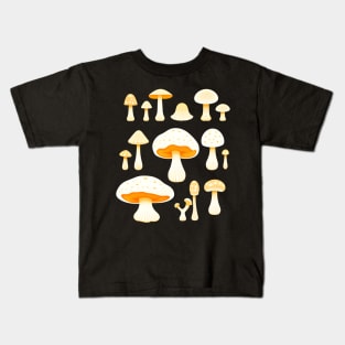 Mushroom Pattern Kids T-Shirt